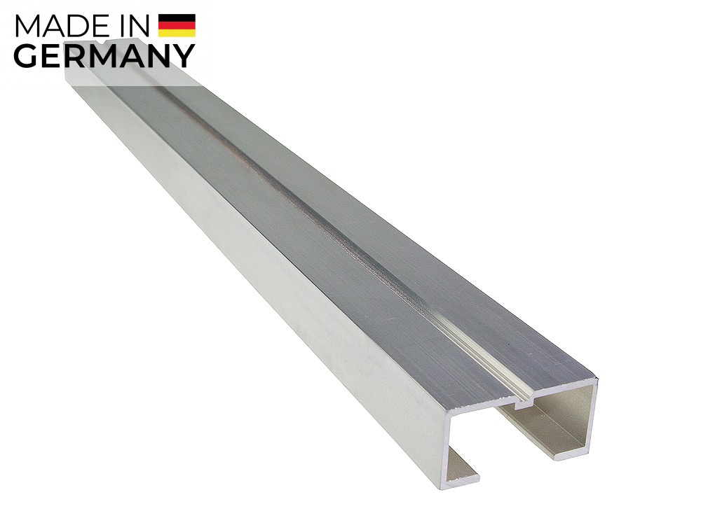 Aluminium Unterkonstruktion, 31x60 mm, blank, *light* für unsichtbare Befestigung