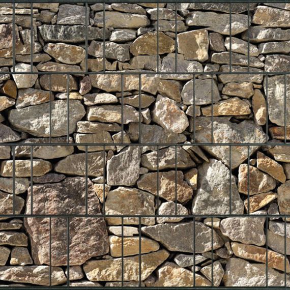 Sichtschutzstreifen bedruckt Steinwand